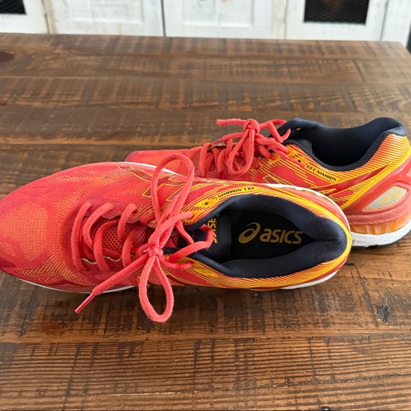 ASICS Men’s Athletic Shoes - Red and Yellow - Picture 4 of 8
